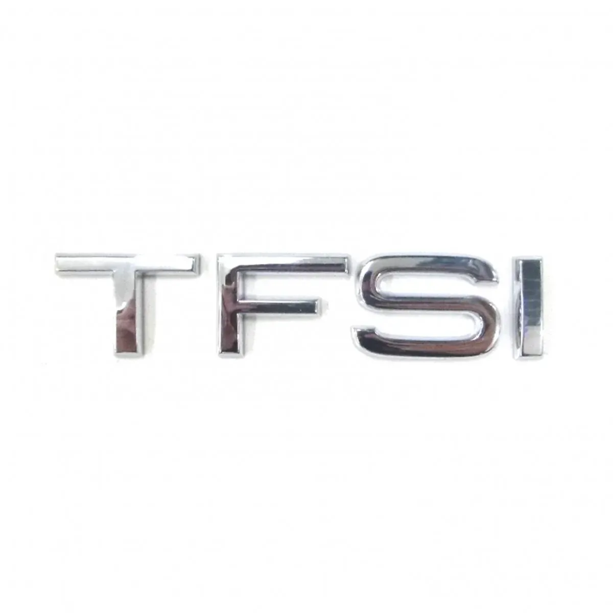 TFSI Schriftzug chrom Heck Selbstklebend