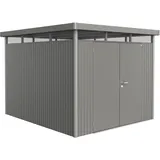 Biohort HighLine H5 2,75 x 3,15 m quarzgrau-metallic Doppeltür