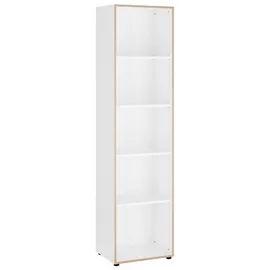 vogl möbelfabrik Trelle Aktenregal 46 cm x 35 cm x 186 cm weiß