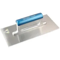 Jung HENKELMANN - Glättekelle, 4 Seiten Gezähnt (5 mm Zähne, Professionell, 405 g 174853