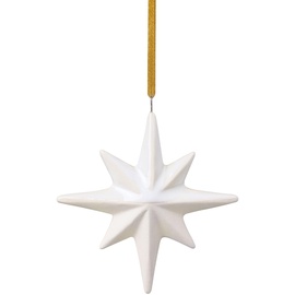 like. by Villeroy & Boch Ornament Stern, Winter Glow Dekoration für Weihnachten, moderne Dekoration im Winter, Pottery-Stil