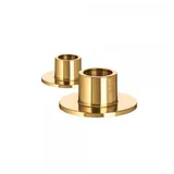 ester & erik Kerzenhalter Set für Spitzkerzen shiny Gold
