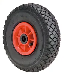 Rad Schubkarre Schubkarre Säcke Pneumatische Kunststoff-Felge 20 mm.