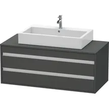 Duravit Waschtischunterschrank 2 Auszüge 120 x 49,6 x 40 cm Grau Matt