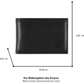 CAMEL ACTIVE Wood Horizontal Wallet S Portemonnaie schwarz