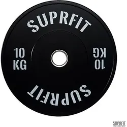 Suprfit Econ Bumper Plate White Logo (Paar) - 10 kg One Size