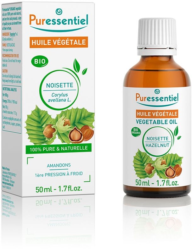 Puressentiel Huile Végétale BIO Noisette 50 ml huile