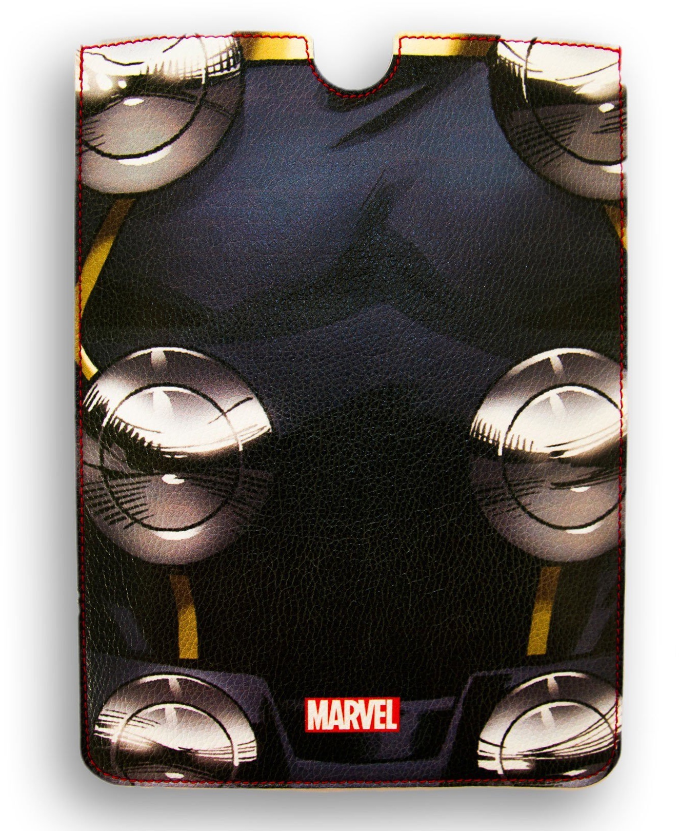 PielFort Schutzhülle für iPad 2-3 Deluxe Leather Sleeve Marvel The Armor