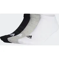 adidas Cushioned Low-Cut Socken 3er Pack Medium Grey Heather / White / Black 46-48