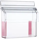 Visitenkartenhalter outdoor mit Deckel, Acryl (PMMA), transparent