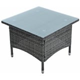 Polyrattan Beistelltisch Rattan Tisch Gartentisch Balkontisch Loungetisch Möbel