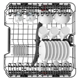 Whirlpool WBC 3C26 Einbau-Geschirrspüler (teilintegrierbar, 595 mm breit, Weiß)