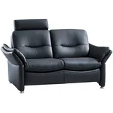 Hukla Couch Glattleder 2-Sitzer Blau