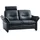 Hukla Couch Glattleder 2-Sitzer Blau