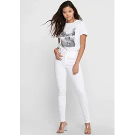Only Blush Ankle Skinny Jeans in Weiß-XS-L34