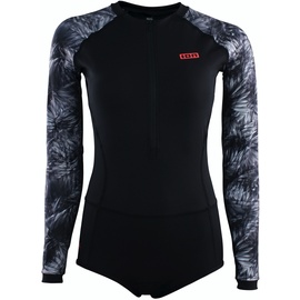 ION Swimsuit LS Lycrasuit 2023 black flowers - S,