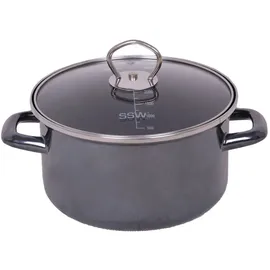 SSW Black Tiger Kochtopf 24 cm rund