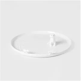 räder Teller Hund 17 cm Weiß