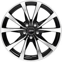 Autec Brixen Schwarz poliert Alufelge 16 Zoll ET50 5x108 ML63.3