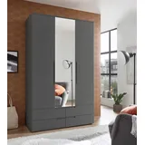 SchlafKONTOR Spice 126 x 208 x 57 cm graphit