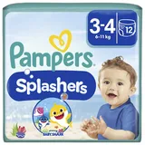 Pampers Splasher Schwimmhose Carry Pack Größe 3-4, 96 Windeln (8x 12 Windeln)