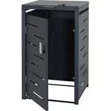 MCW Mülltonnenverkleidung E83 103 x 60 x 62 cm grau