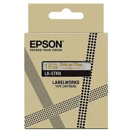 Epson LK-5TKN gold auf transparent 18mm x 9m