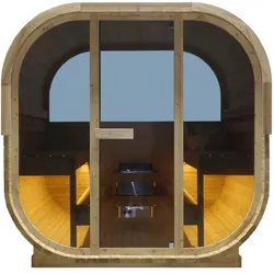 HANKO Outdoor Sauna für 6 Personen; 210x180x210 cm