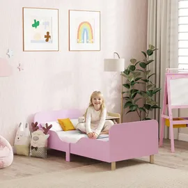 aiyaplay Jugendbett 140 x 70 cm Kiefer rosa matt