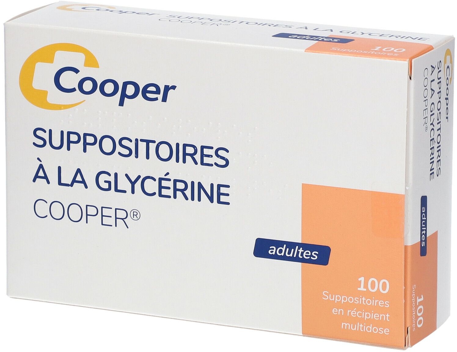 SUPPO GLYCERINE ADULTE B100 NM 100 pc(s) suppositoire(s) pour adultes