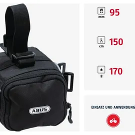 ABUS Satteltasche ST 5050 schwarz