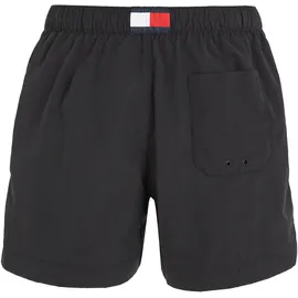 Tommy Hilfiger Herren, Badeshorts Medium Drawstring Mittellang, schwarz, (Black), XL