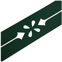 zaun|zu® Sichtschutzstreifen 2,55 m grün