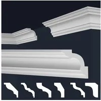 Marbet Design Stuckleiste E-15 weiß 20 St. 80 x 8 x 8 cm