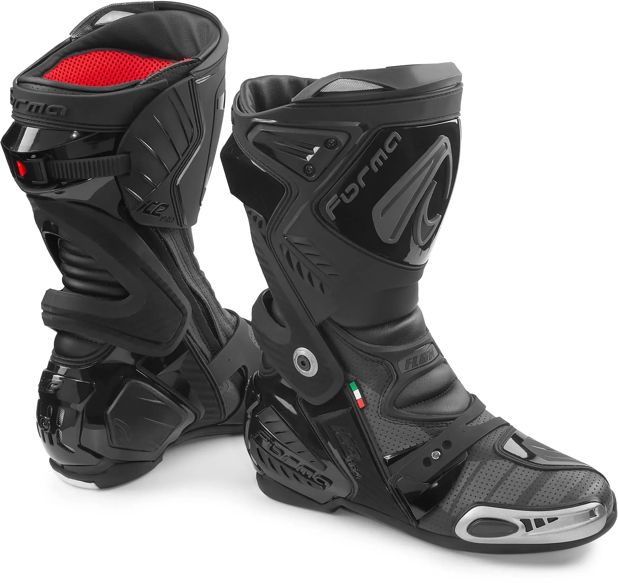 Forma Ice Pro Flow Motorfietslaarzen, zwart, 45 Voorman