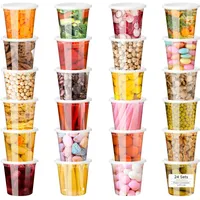 VINATO Frischhaltedosen mit Deckel, Gefrierdosen Set, 24 Vorratsdosen 720ml/24oz, Plastikdosen Frischhalteboxen BPA-Frei, Mikrowellengeeignet Dosen zum Einfrieren