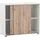 MÖBELPARTNER Schiebetürenschrank 400, 701764 weiß, wildeiche 1 Fachboden 100,1 x 41,0 x 83,6 cm