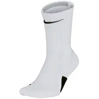 Nike Elite Crew Basketballsocken White/Black/Black 34-38