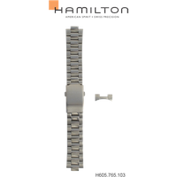 Hamilton Metall Khaki Aviation Band-set Edelstahl H695.765.103 - silber