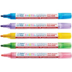 Mehrzweck Deko Stifte mit Glitzer  (pro Set 5) Farben