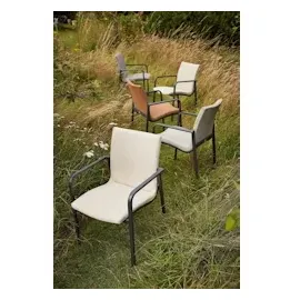 BEST Freizeitmöbel Best Gartenstuhl Positano Sessel 57 x 63 x 86 cm beige 1 St.