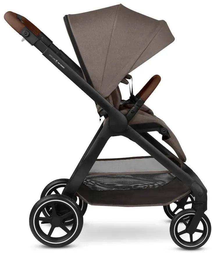 ABC Design City Life All in One Set + Isofix Base Root /4in1, Farbe Kinderwagen: Nature
