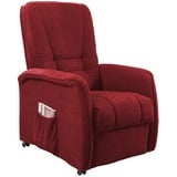 Livetastic Relaxsessel Harry Rot Nylon/Struktur