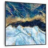 Klarstein Infrarotheizung Blauer Marmor 60x60cm 350W