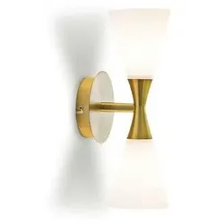 Herstal - Harlekin Wandleuchte Duo Brass