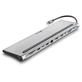 ngs Wonder Dock 12 USB-C 12 Ports), Dockingstation + USB Hub, Silber