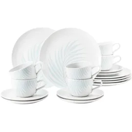 SELTMANN WEIDEN Liberty Kaffeeservice 18-tlg. mediterranean blau/weiß