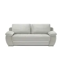 Bobb Schlafsofa Farella LED ¦ silber ¦ Maße (cm):