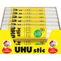 UHU Stic Klebestifte ohne Lösungsmittel, Weiß, 12 Stück, 21