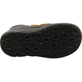 superfit Jungen - Schuhe HAPPY Slipper, Modern, GRAU/ORANGE 4700, 27